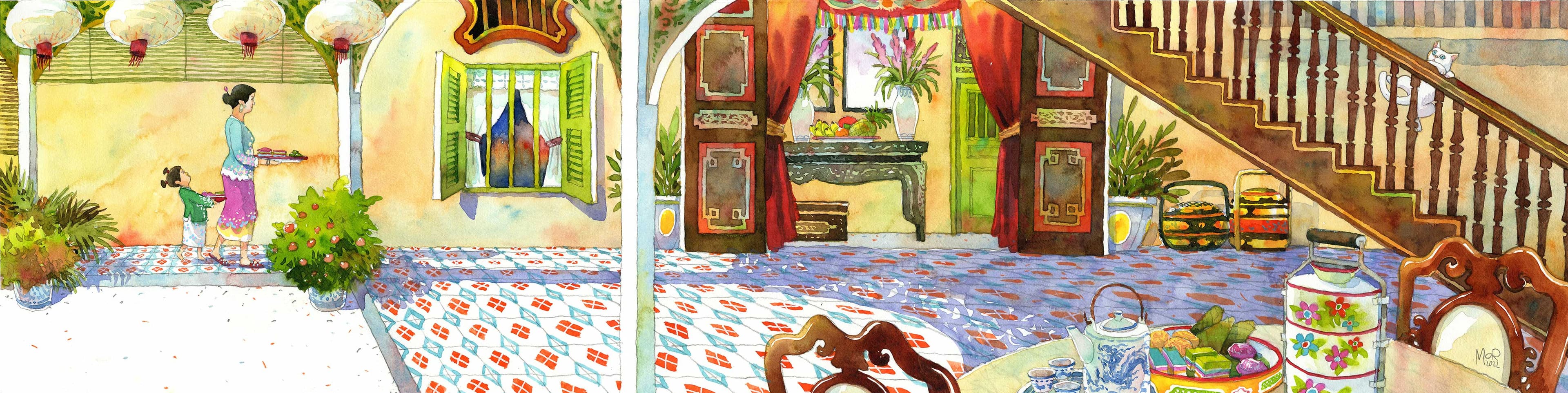 Phuket Old Town Illustrated (2024) by Dr. Thiwawat