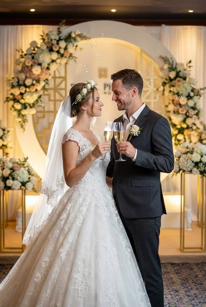 Western Wedding Reception at Royal Phuket City